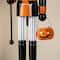 Glitzhome® 18.5"H Halloween Wooden Pumpkin Nutcracker with Ghost Ornament